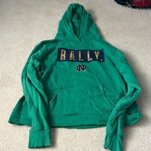 Notre Dame limited-edition green Rally hoodie from Under Armour